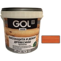 Пропитка GOL Wood Aqua Защитно-декоративная 0.9 кг (вишня)