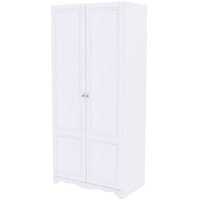 Шкаф распашной SV-Мебель Версаль Д двухстворчатый универсальный (белый/белый структурный) в Орше