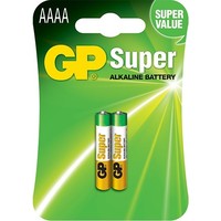Батарейка GP Super Alkaline AAAA 2 шт.