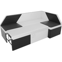Угловой диван Mebelico Дуглас 106919 (правый, белый/черный)