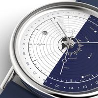 Наручные часы HVILINA Universum Mechanical Blue
