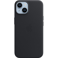 Чехол для телефона Apple MagSafe Leather Case для iPhone 14 (темная ночь)
