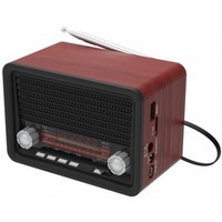 Радиоприемник Ritmix RPR-030 (черный/бордовый)