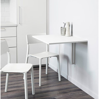 Откидной стол Ikea Норберг (белый) [703.617.10]