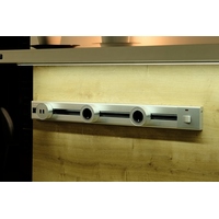 Трековая розетка AVEL шинопровод 60 см + 2 ЕВРО розетки +1 USB (серебристый)