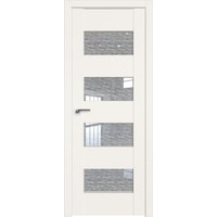 Межкомнатная дверь ProfilDoors 46U L 50x200 (дарквайт, стекло дождь белый)