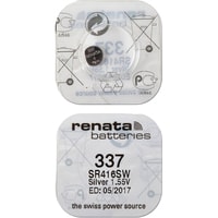 Батарейка Renata 337 10 шт. (коробка)