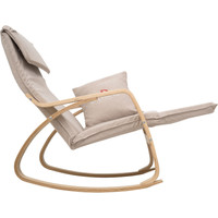 Кресло-качалка Calviano Comfort 1 (светло-бежевый) в Орше