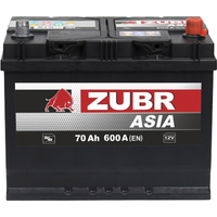 Автомобильный аккумулятор Zubr Ultra Asia R+ Турция (70 А·ч)