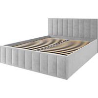 Кровать ДСВ Лана 1.8 с ПМ 180x200 (серый софт)