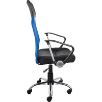 Кресло Алвест AV 128 CH MK (черный/синий)