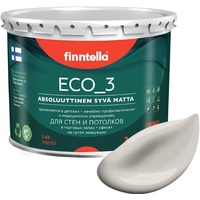 Краска Finntella Eco 3 Wash and Clean Rock F-08-1-3-LG230 2.7 л (бежевый)