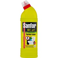 Средство для унитаза Sanfor Лимонная свежесть WC гель 1 л
