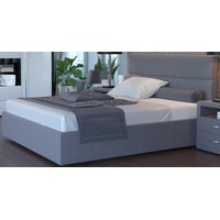 Кровать Craftmebel Spring 200x160 (без ПМ, рогожка, темно-серый)