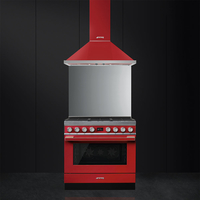 Кухонная плита Smeg Portofino CPF9GMR (красный)