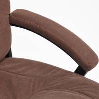 Кресло TetChair Comfort LT флок (коричневый)