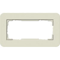 Рамка Gira E3 1002 417 (песочный/глянцевый белый)