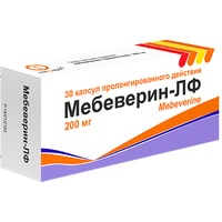 Обезболивающие препараты Лекфарм Мебеверин-ЛФ, 200 мг, 30 капс.