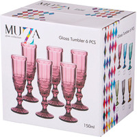 Набор бокалов для шампанского Lefard Muza Color Серпентина 781-210