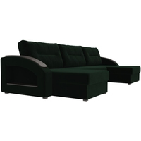 П-образный диван Лига диванов Канзас 101190 (зеленый)