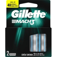 Сменные кассеты для бритья Gillette Mach3 (2 шт) 047400179240