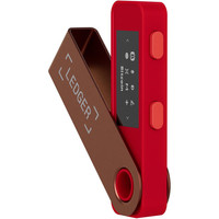 Аппаратный криптокошелек Ledger Nano S Plus (рубиновый красный)
