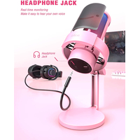Проводной микрофон FIFINE A8 (розовый)