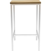 Кухонный стол Buro7 Барный стол малый (классика, дуб натуральный/белый)
