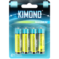 Батарейка Kimono Alkaline R06/BL4 AA 4шт
