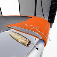 Батут Atlas Sport 252 см - 8ft Pro (с лестницей, внешняя сетка, оранжевый)