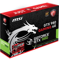 Видеокарта MSI GeForce GTX 980 Gaming 4GB GDDR5 (GTX 980 GAMING 4G)