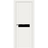 Межкомнатная дверь ProfilDoors 2.05U L 90x200 (аляска, Lacobel черный лак)
