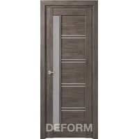 Межкомнатная дверь Юркас Deform D19 ДО 60x200 (дуб шале графит/мателюкс)