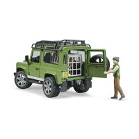 Внедорожник Bruder Land Rover Defender с фигуркой охотника и собакой 02587