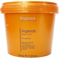 Обесцвечивающая пудра Kapous Professional Обесцвечивающий порошок для волос с маслом арганы 500 мл