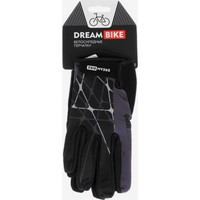 Перчатки Dream Bike 7690643 (L, черный/фиолетовый)
