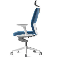 Кресло Bestuhl J2 White Pl с подголовником (голубой)