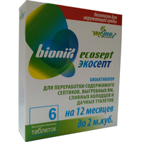 Таблетки для выгребных ям Bionix EcoSept 6 таб.
