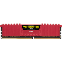 Оперативная память Corsair Vengeance LPX Red 2x8GB DDR4 PC4-21300 [CMK16GX4M2A2666C16R]