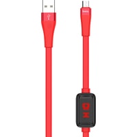 Кабель Hoco S4 microUSB (красный)