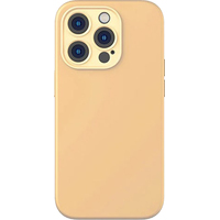Чехол для телефона Baseus Liquid Silica Gel Case для iPhone 14 Pro (оранжевый)