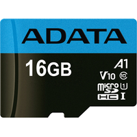 Карта памяти ADATA Premier AUSDH16GUICL10A1-R microSDHC 16GB