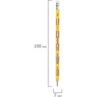 Набор простых карандашей Юнландия Таблица умножения 880765 (48 шт)