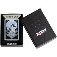 Зажигалка Zippo Howling Wolf Design 49261-000003