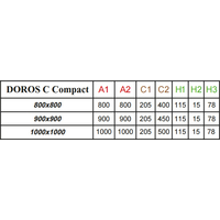 Душевой поддон Radaway Doros C Compact 100x100 [SDRC1010-05]
