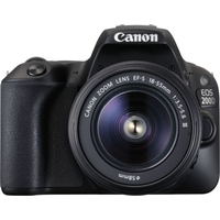 Зеркальный фотоаппарат Canon EOS 200D Kit 18-55 III (черный)