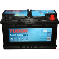 Автомобильный аккумулятор Tudor Start-Stop EFB TL800 (80 А·ч)