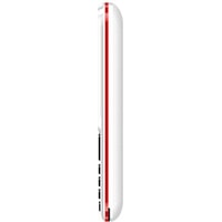 Кнопочный телефон BQ-Mobile BQ-2440 Step L+ (белый/красный)