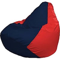 Кресло-мешок Flagman Груша Мега Super Г5.1-46 (тёмно-синий/красный)