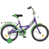 Детский велосипед Novatrack Urban 16 (фиолетовый)
